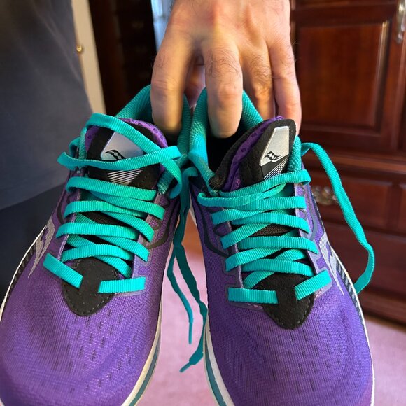 SAUCONY WOMEN'S ENDORPHIN SPEED 2 RUNNING SHOE, CONCORD/JADE, 5 - NIB - NWT - Picture 11 of 14